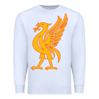 White liverpool bird license plate Premium Sweatshirt - artisFamous