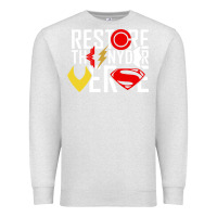Oatmeal Heather restore the snyderverse Premium Sweatshirt - artisFamous