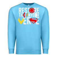 Ocean Blue restore the snyderverse Premium Sweatshirt - artisFamous
