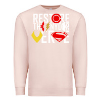 Pale Pink restore the snyderverse Premium Sweatshirt - artisFamous