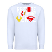 White restore the snyderverse Premium Sweatshirt - artisFamous