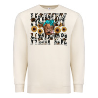Sandshell howdy heıfer Premium Sweatshirt - JahusDesignShop