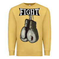 Boxing Vintage Fight Gloves Premium Sweatshirt | Teevron