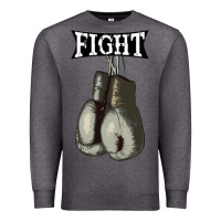 Charcoal Heather boxing vintage fight gloves Premium Sweatshirt - artisFamous