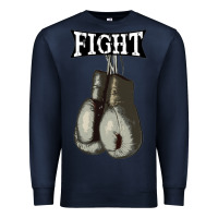 Navy boxing vintage fight gloves Premium Sweatshirt - artisFamous