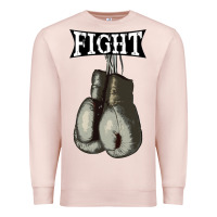 Pale Pink boxing vintage fight gloves Premium Sweatshirt - artisFamous