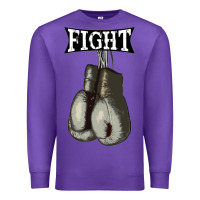 Purple boxing vintage fight gloves Premium Sweatshirt - artisFamous