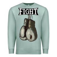 Seafoam boxing vintage fight gloves Premium Sweatshirt - artisFamous