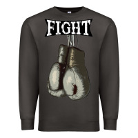 Smoke boxing vintage fight gloves Premium Sweatshirt - artisFamous
