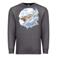 Charcoal Heather 40 flying tigers Premium Sweatshirt - artisFamous