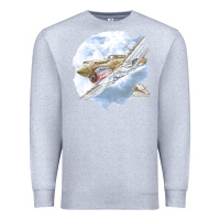Heather Grey 40 flying tigers Premium Sweatshirt - artisFamous