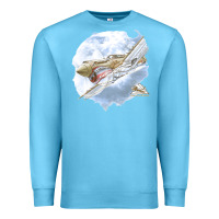 Ocean Blue 40 flying tigers Premium Sweatshirt - artisFamous