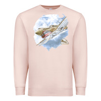 Pale Pink 40 flying tigers Premium Sweatshirt - artisFamous