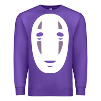 Purple no face spirited away women's Premium Sweatshirt - artisFamous