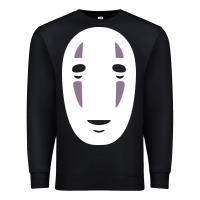 Black no face spirited away women's Premium Sweatshirt - artisFamous