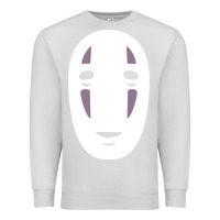 Dove Grey no face spirited away women's Premium Sweatshirt - artisFamous