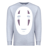 Heather Grey no face spirited away women's Premium Sweatshirt - artisFamous
