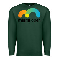 Sports Green MIAMI OPEN Premium Sweatshirt - artisFamous