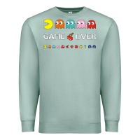 Seafoam cool retro 80s pacman ghosts video games Premium Sweatshirt - artisFamous