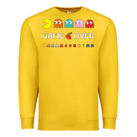 Lemon cool retro 80s pacman ghosts video games Premium Sweatshirt - artisFamous