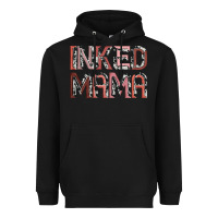 Black inked mama Heavyweight Hoodie - JahusDesignShop