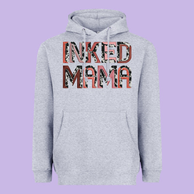 Inked Mama Heavyweight Hoodie Designed By Jahusdesignshop