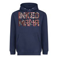 Navy inked mama Heavyweight Hoodie - JahusDesignShop