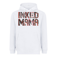 White inked mama Heavyweight Hoodie - JahusDesignShop
