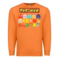 Carrot 80s pacman ghosts video games Premium Sweatshirt - artisFamous