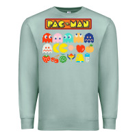 Seafoam 80s pacman ghosts video games Premium Sweatshirt - artisFamous
