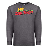 Charcoal Heather del taco (retro) Premium Sweatshirt - artisFamous