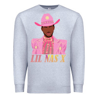 Heather Grey lil nas x 2 Premium Sweatshirt - artisFamous