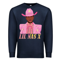 Navy lil nas x 2 Premium Sweatshirt - artisFamous
