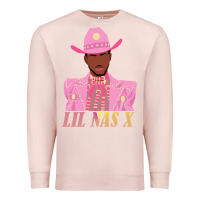 Pale Pink lil nas x 2 Premium Sweatshirt - artisFamous