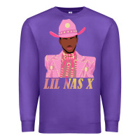 Purple lil nas x 2 Premium Sweatshirt - artisFamous