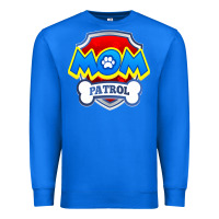 True Royal funny mom patrol  funny dog mom gift birthday party t shirt Premium Sweatshirt - artisFamous