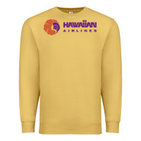 Antique Gold hawaiian airlines Premium Sweatshirt - artisFamous