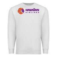 Oatmeal Heather hawaiian airlines Premium Sweatshirt - artisFamous