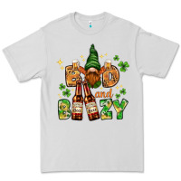 Dove Grey St. Patrick's Bad and boozy with gnome Premium Tee - HowdyJamesFarm
