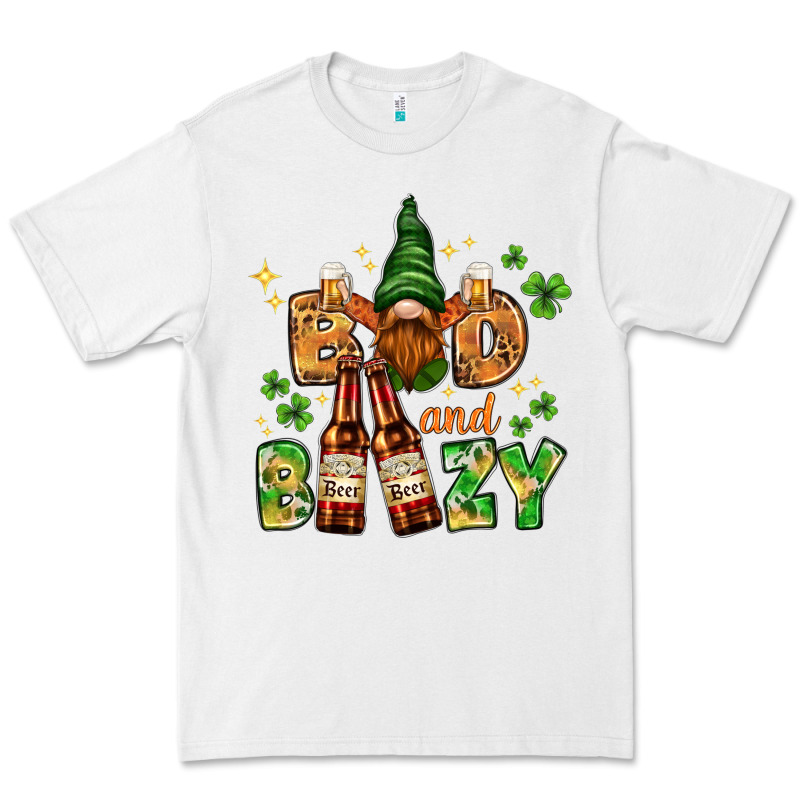 St. Patrick's Bad And Boozy With Gnome Premium Tee by HowdyJamesFarm | Teevron