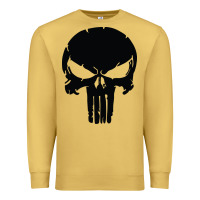 Antique Gold the punisher skull black Premium Sweatshirt - artisFamous