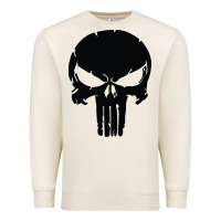 Sandshell the punisher skull black Premium Sweatshirt - artisFamous
