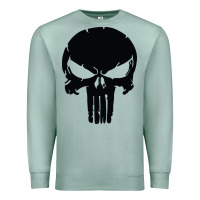 Seafoam the punisher skull black Premium Sweatshirt - artisFamous