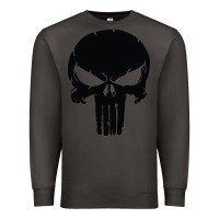 Smoke the punisher skull black Premium Sweatshirt - artisFamous