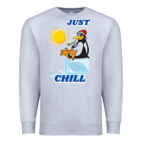Heather Grey Just Chill Premium Sweatshirt - artisFamous