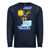 Navy Just Chill Premium Sweatshirt - artisFamous