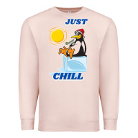 Pale Pink Just Chill Premium Sweatshirt - artisFamous