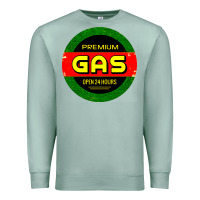Seafoam GARAGE CAR GASOLINE Premium Sweatshirt - artisFamous