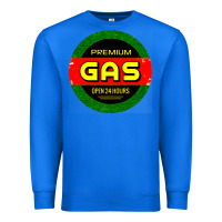True Royal GARAGE CAR GASOLINE Premium Sweatshirt - artisFamous