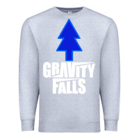 Heather Grey gravity falls dipper blue pine premium Premium Sweatshirt - artisFamous